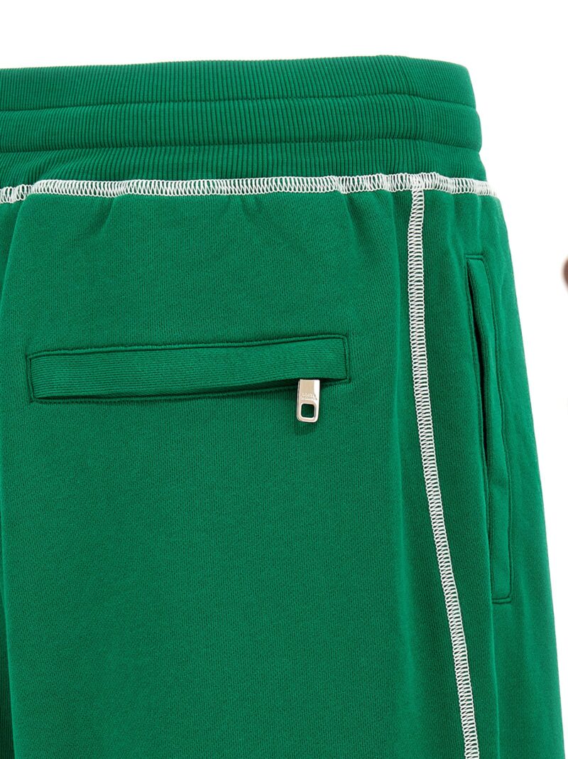 Logo bermuda shorts 100% cotton DOLCE & GABBANA Green