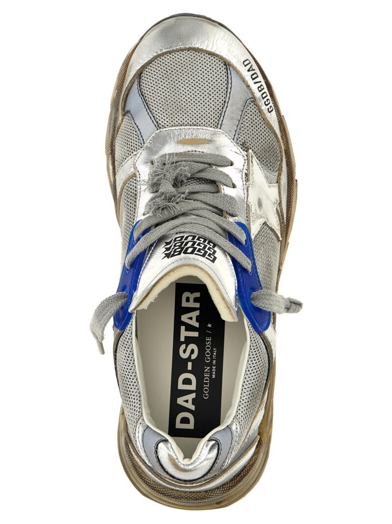 'Running Dad' sneakers 50% leather 28% polyamide 18% polyurethane 4% glass GOLDEN GOOSE Silver