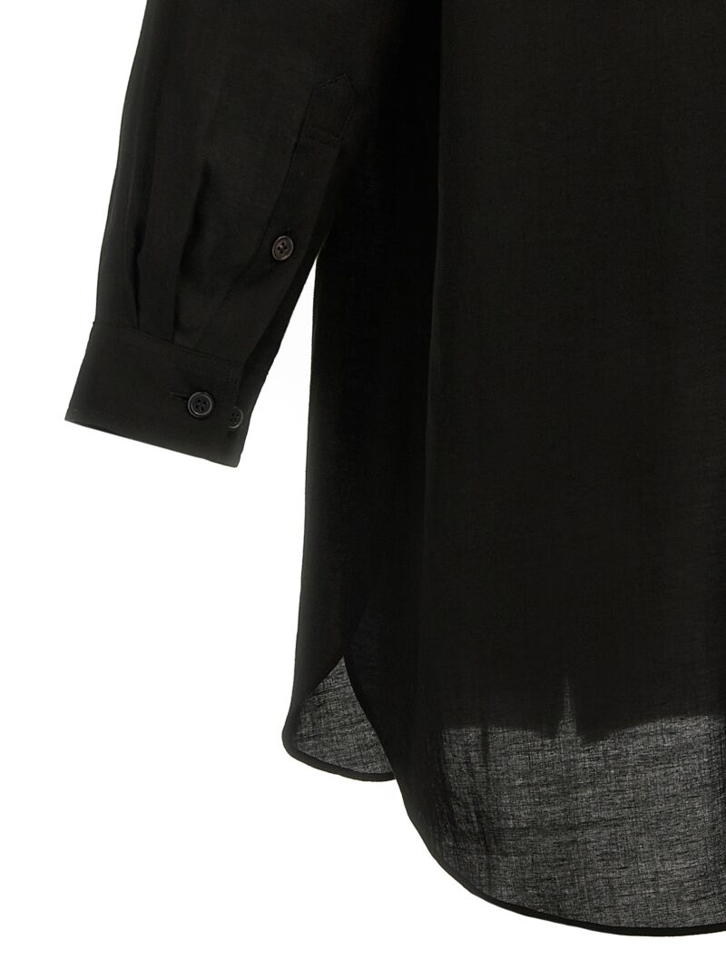 Cellulose shirt 100% cellulose YOHJI YAMAMOTO Black