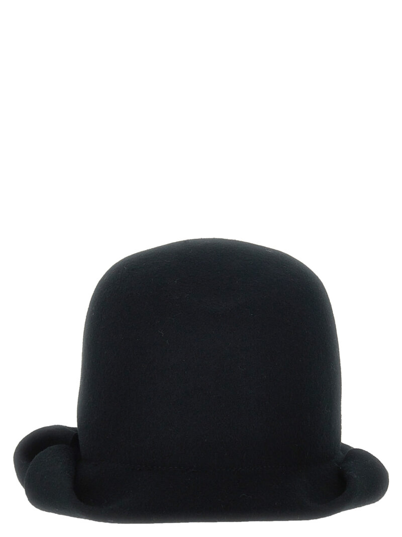 'Roll Brim' hat Man YOHJI YAMAMOTO Black