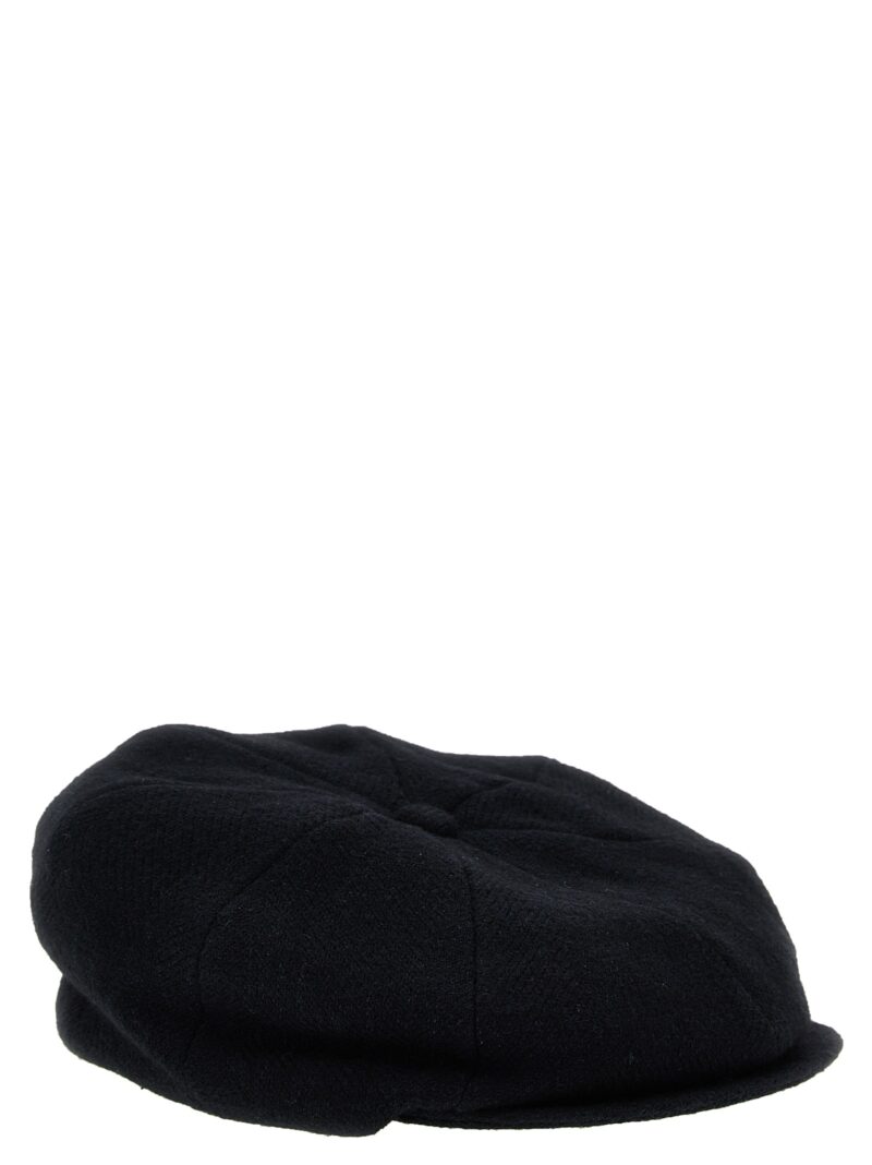 'Flat Cap' hat HOH06972BLACK3 YOHJI YAMAMOTO Black