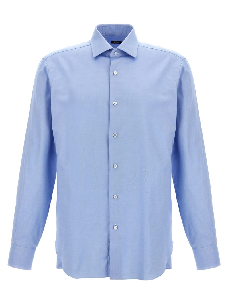 Cotton shirt BARBA Light Blue