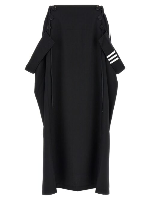 'Refined Woven Maxi' skirt Y-3 Black