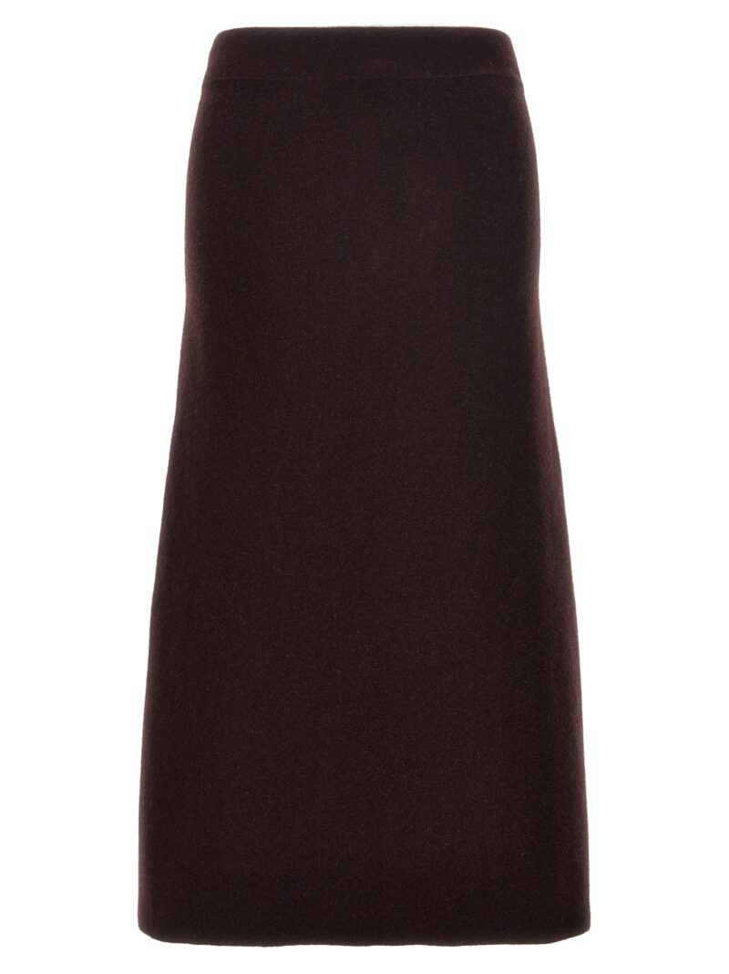 Reversible cloth skirt JIL SANDER Brown