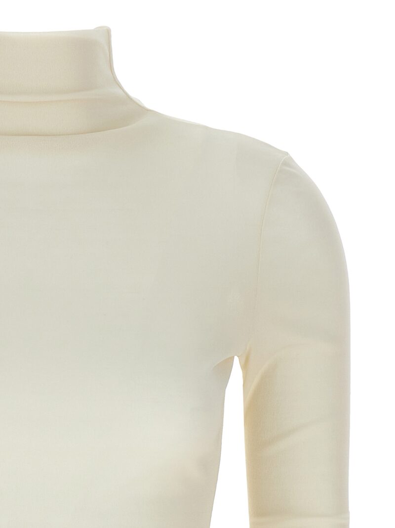 Silk turtleneck top Woman JIL SANDER White