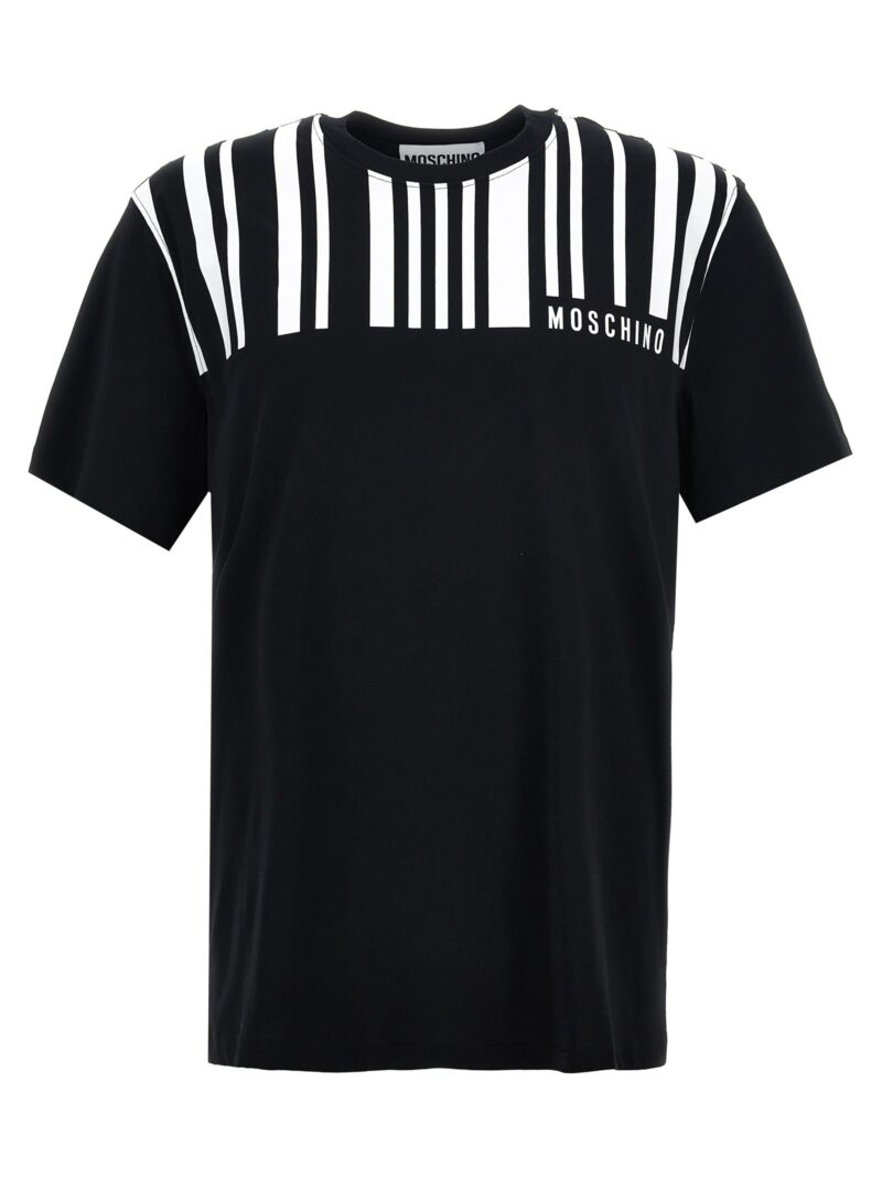 Contrast print T-shirt MOSCHINO White/Black