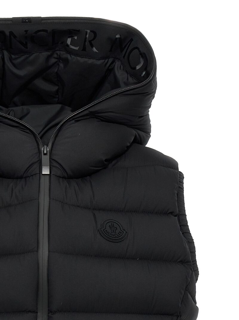 'Barraux' hooded vest Woman MONCLER Black