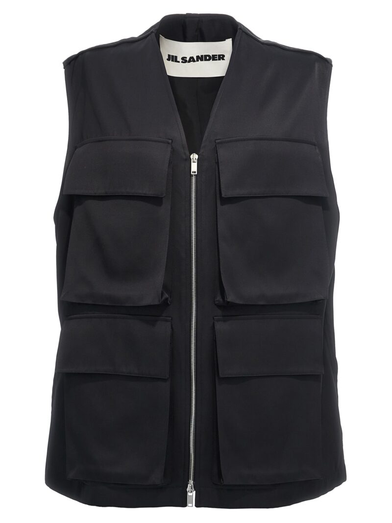 '14' vest JIL SANDER Black