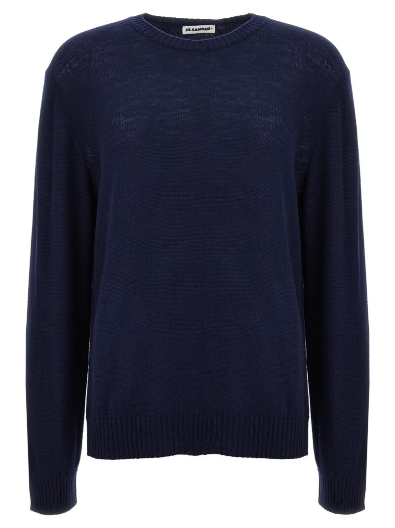 Logo embroidery sweater JIL SANDER Blue