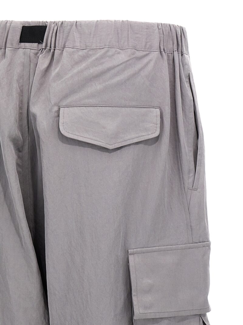 Cargo pants 93% lyocell 7% polyamide Y-3 Gray