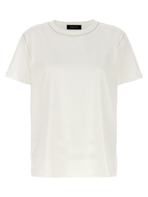 Rhinestone T-shirt FABIANA FILIPPI White