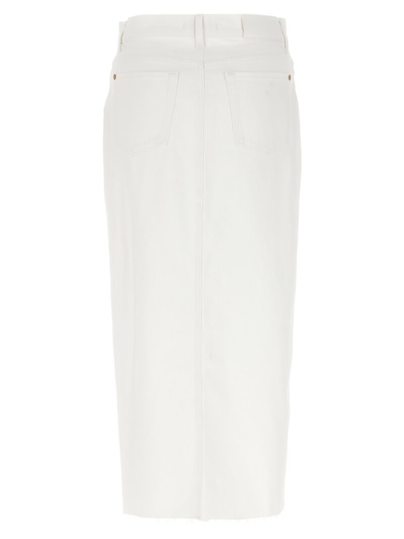 'Kellie' skirt JSKED520VWWHITE 7 FOR ALL MANKIND White