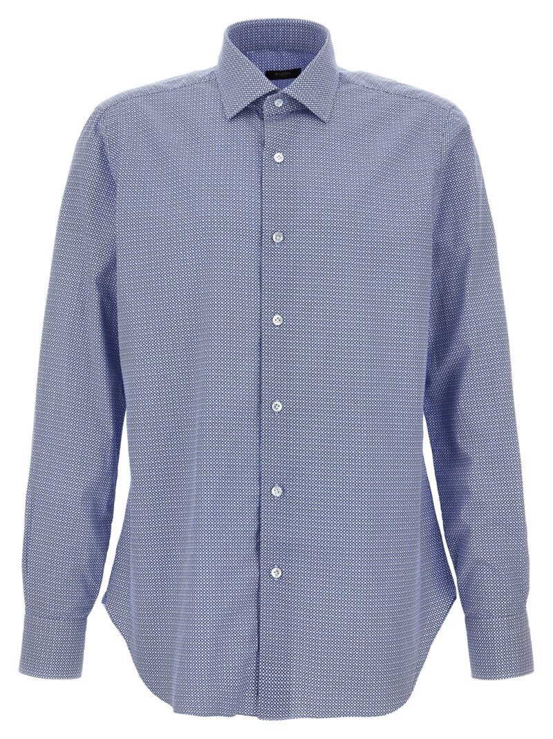 'Culto' shirt BARBA Light Blue