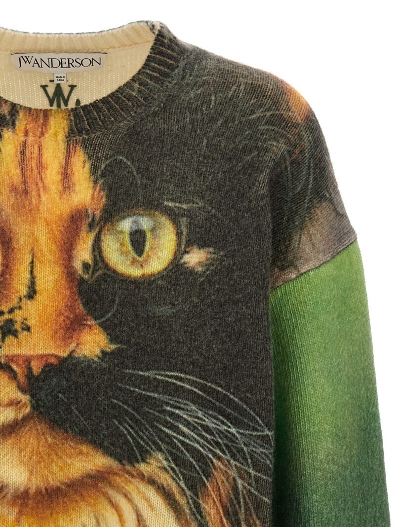 'Cat' print sweater Man J.W.ANDERSON Multicolor