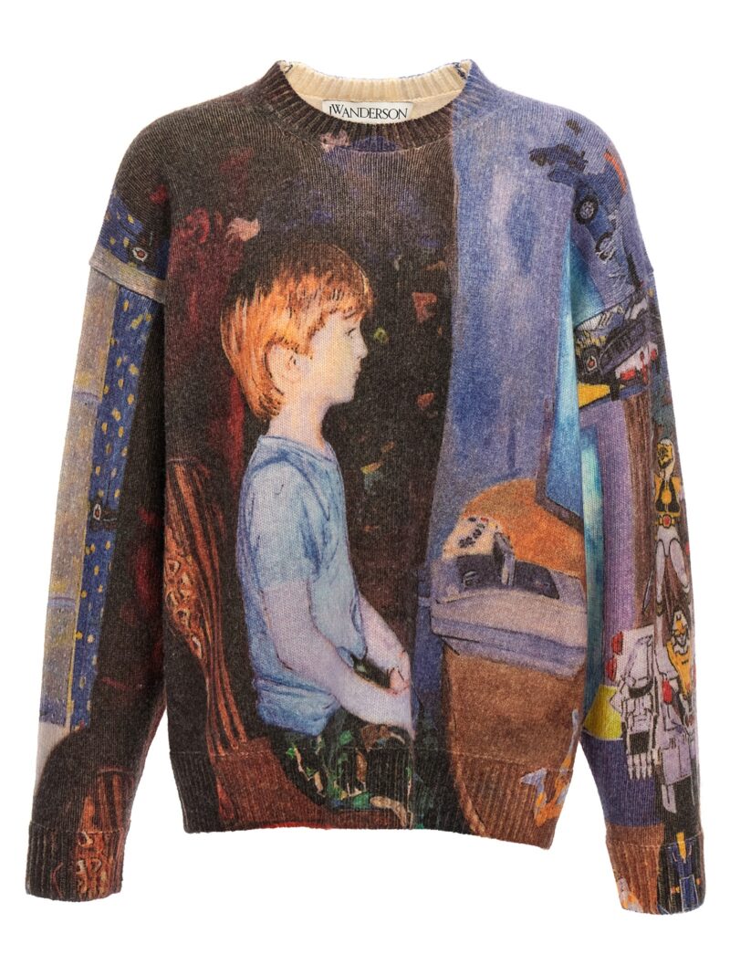 'Computer' print sweater J.W.ANDERSON Multicolor