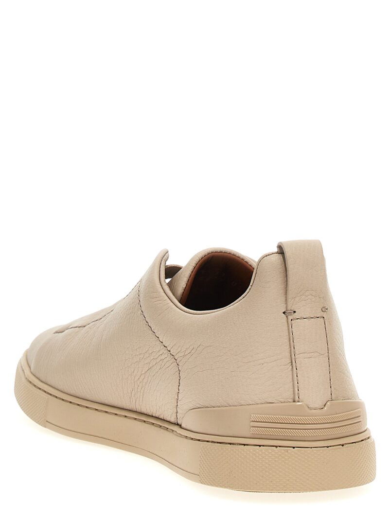 'Triple Stitch' sneakers Man ZEGNA Beige