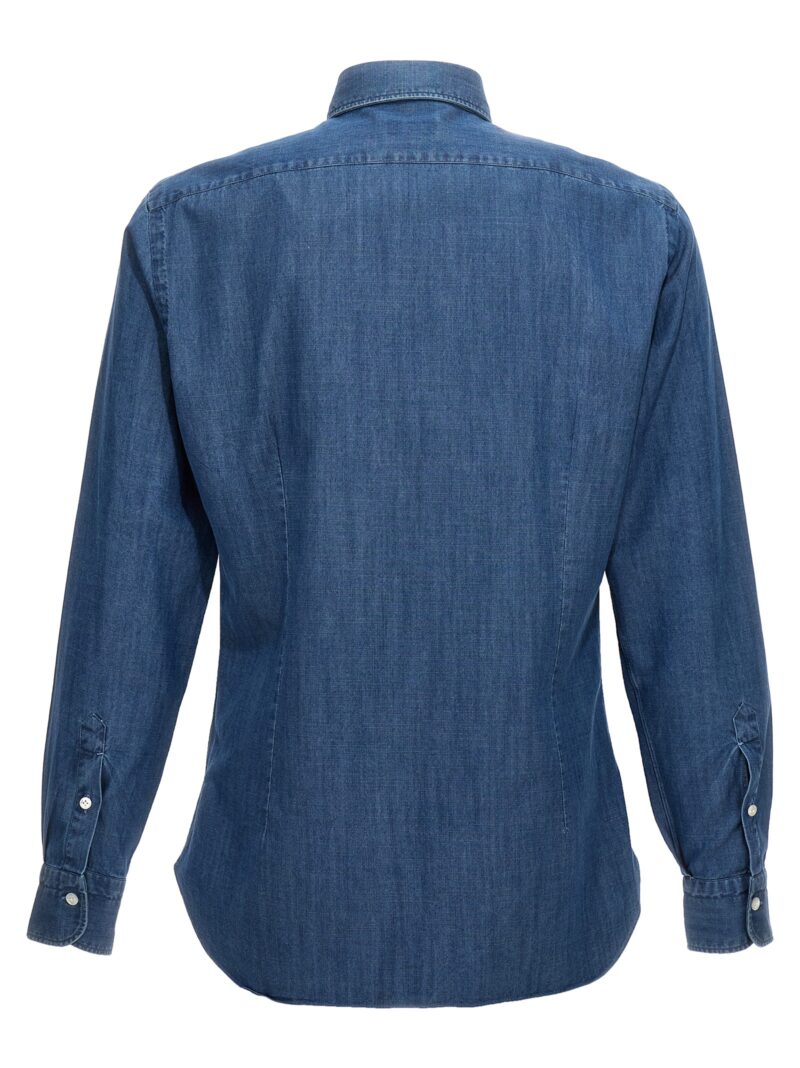 Denim shirt LIU12P01440380001 BARBA Blue