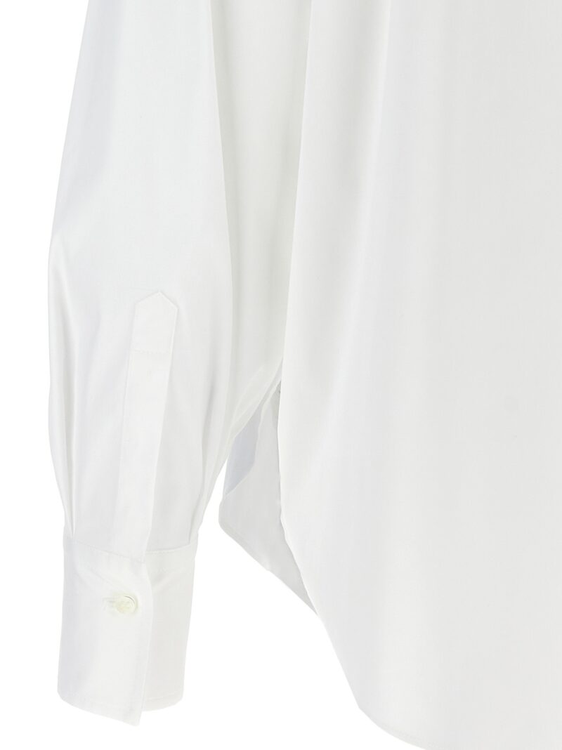 'Monile' shirt 72% cotton 23% polyamide 5% elastane BRUNELLO CUCINELLI White