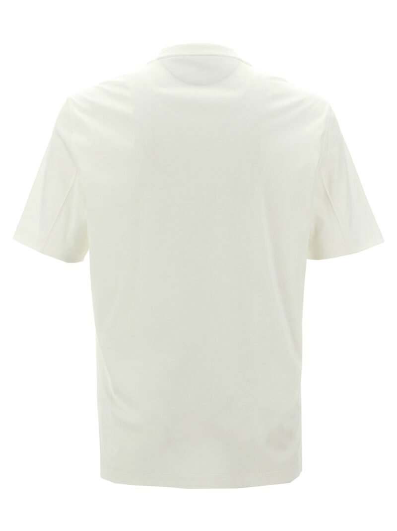 Logo print T-shirt M0B138433CPH87 BRUNELLO CUCINELLI White