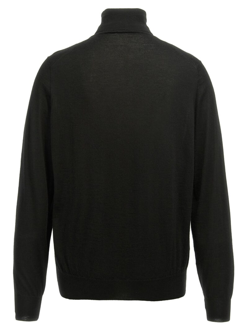 Silk cashmere turtleneck sweater M2300103CH101 BRUNELLO CUCINELLI Black