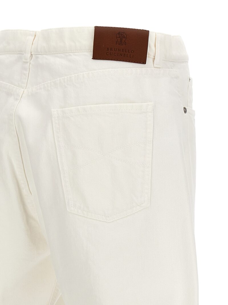 'Bull' jeans 100% cotton BRUNELLO CUCINELLI White