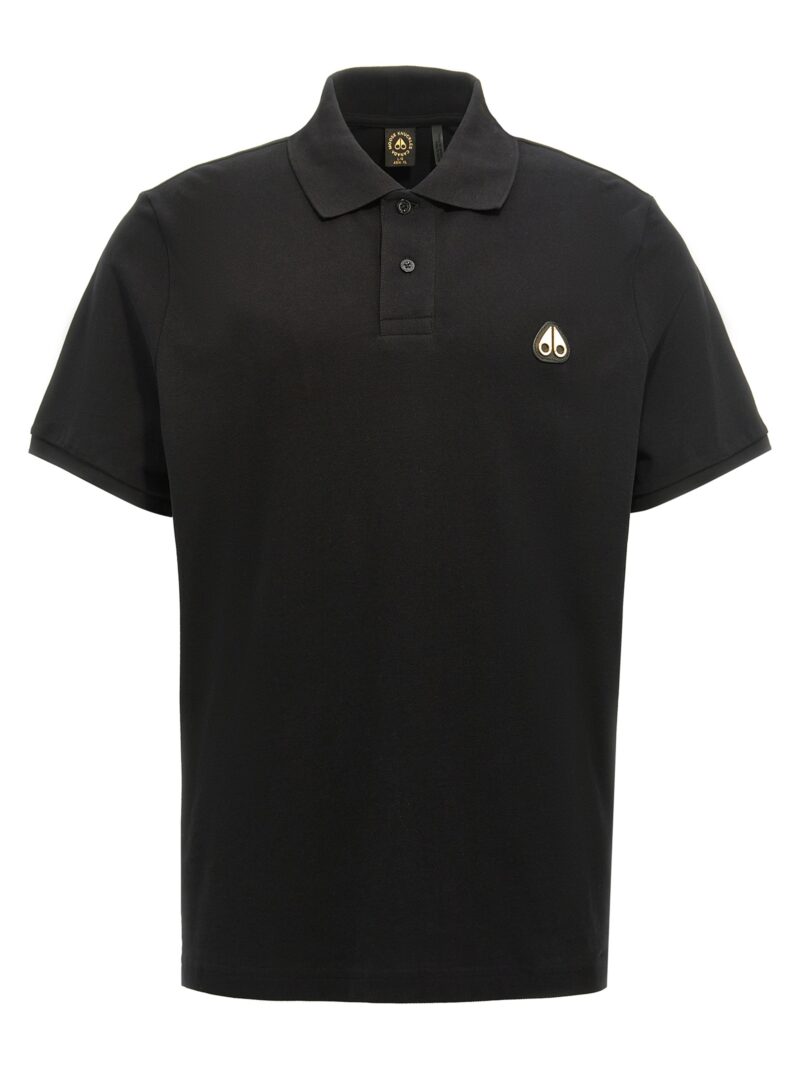 'Everett Gold' polo shirt MOOSE KNUCKLES Black