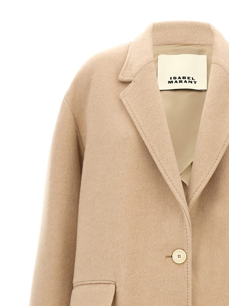 'Efezia' coat Woman ISABEL MARANT Beige