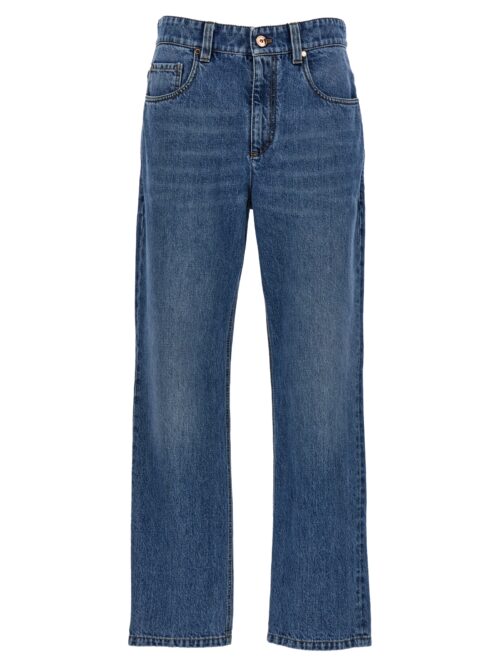 'Monile' denim jeans BRUNELLO CUCINELLI Blue