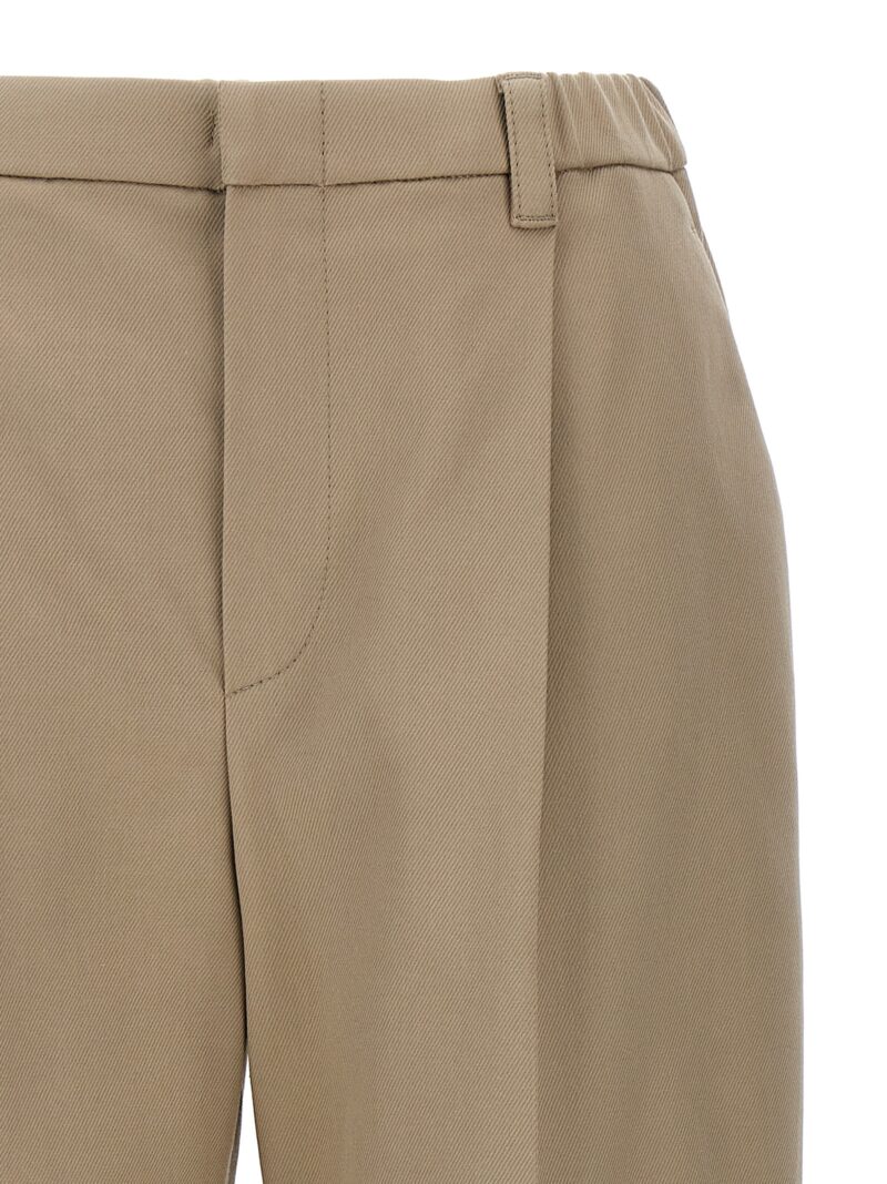 Front pleat pants Woman BRUNELLO CUCINELLI Beige