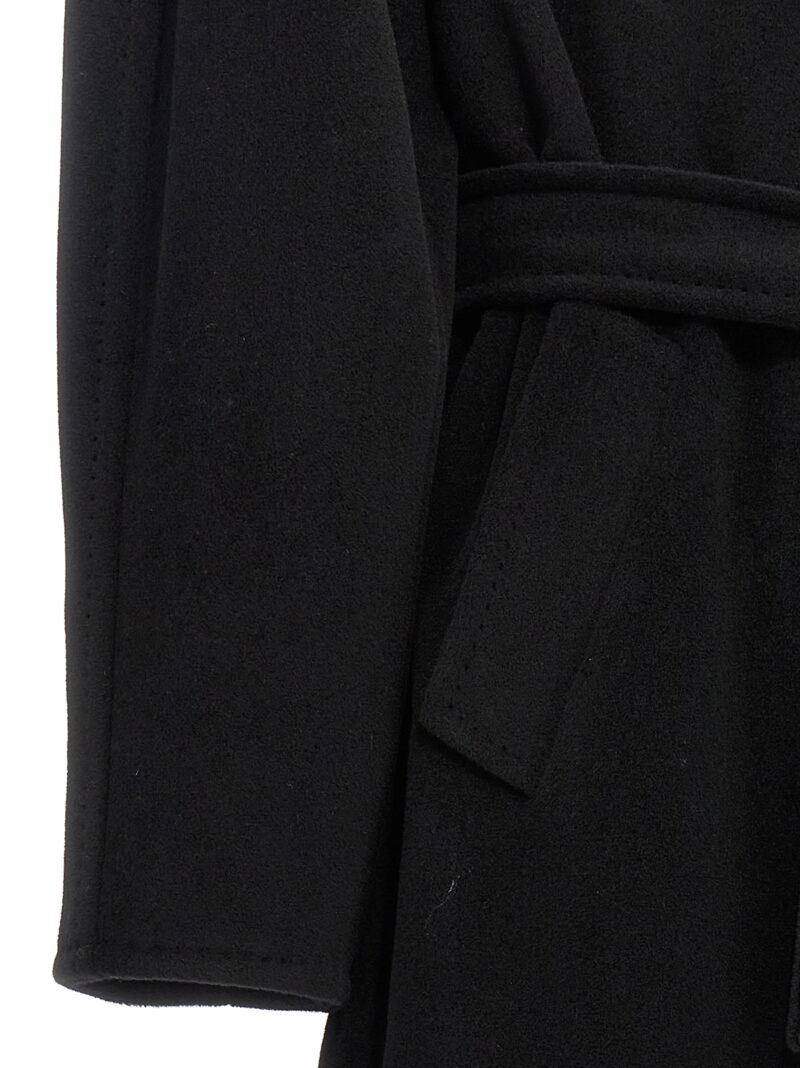 'Madame' coat 90% virgin wool 10% cashmere MAX MARA Black