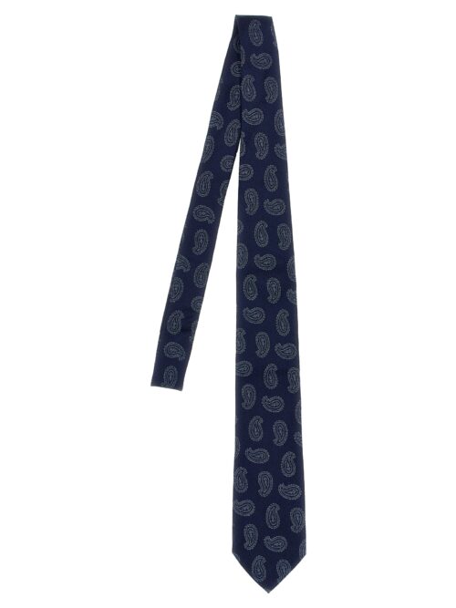 'Paisley' tie ETRO Blue