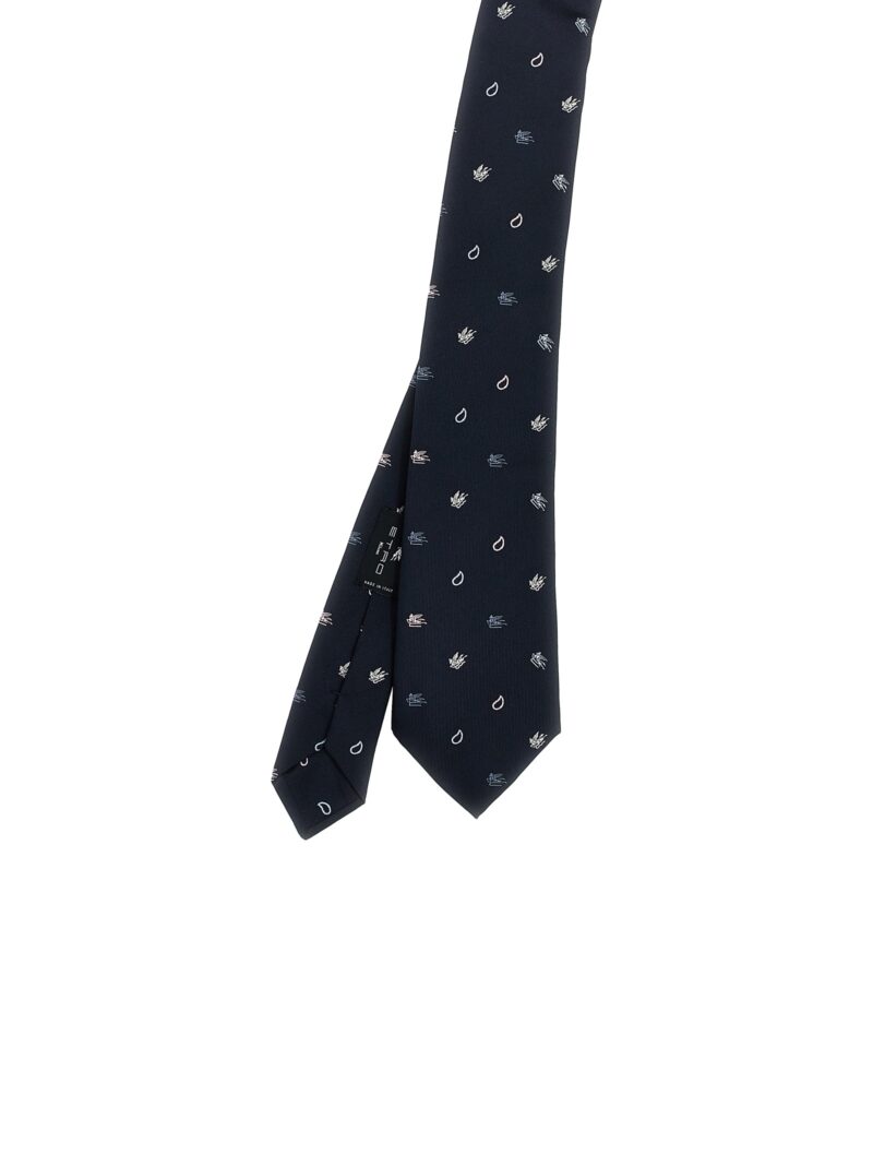 'Paisley' tie Man ETRO Blue