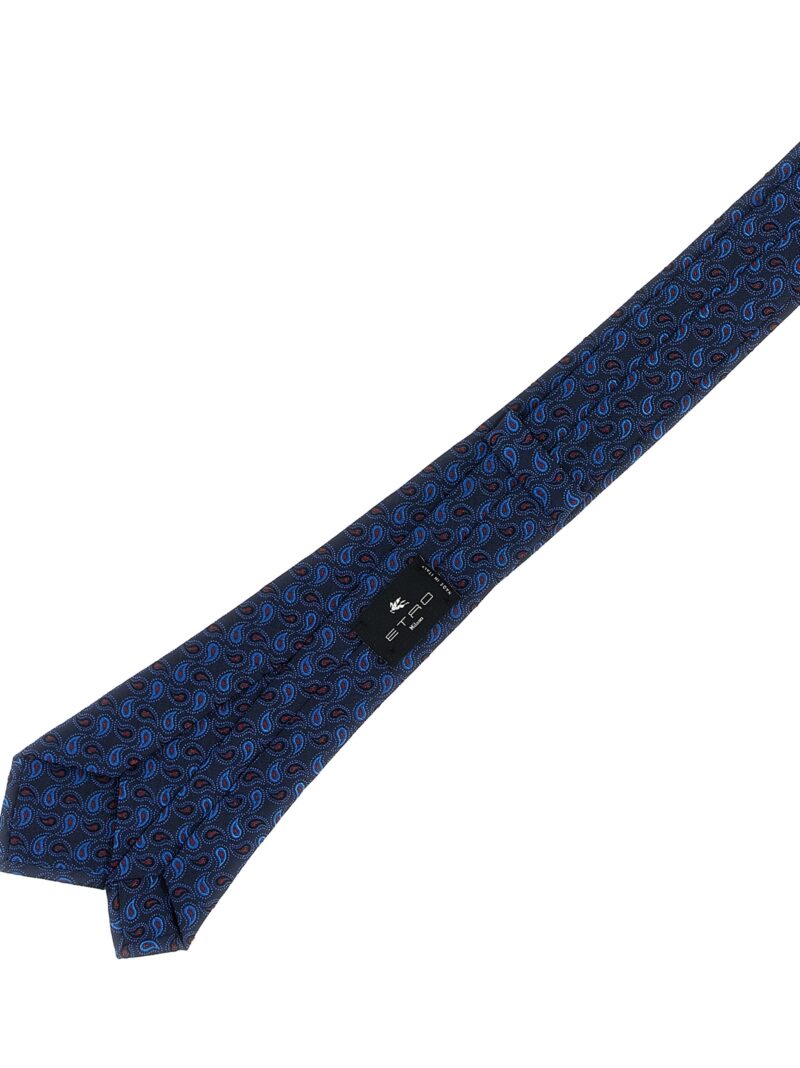 'Paisley' tie Man ETRO Blue