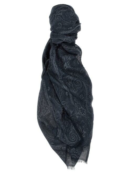 'Paisley' scarf ETRO Black