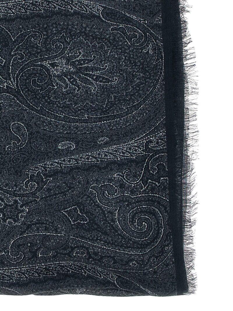 'Paisley' scarf Man ETRO Black