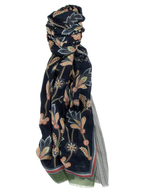 Patterned reversible scarf ETRO Multicolor