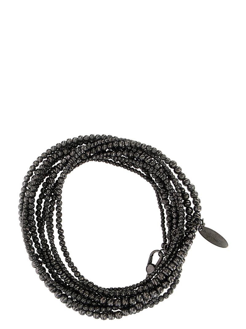 Silver bracelet BRUNELLO CUCINELLI Black