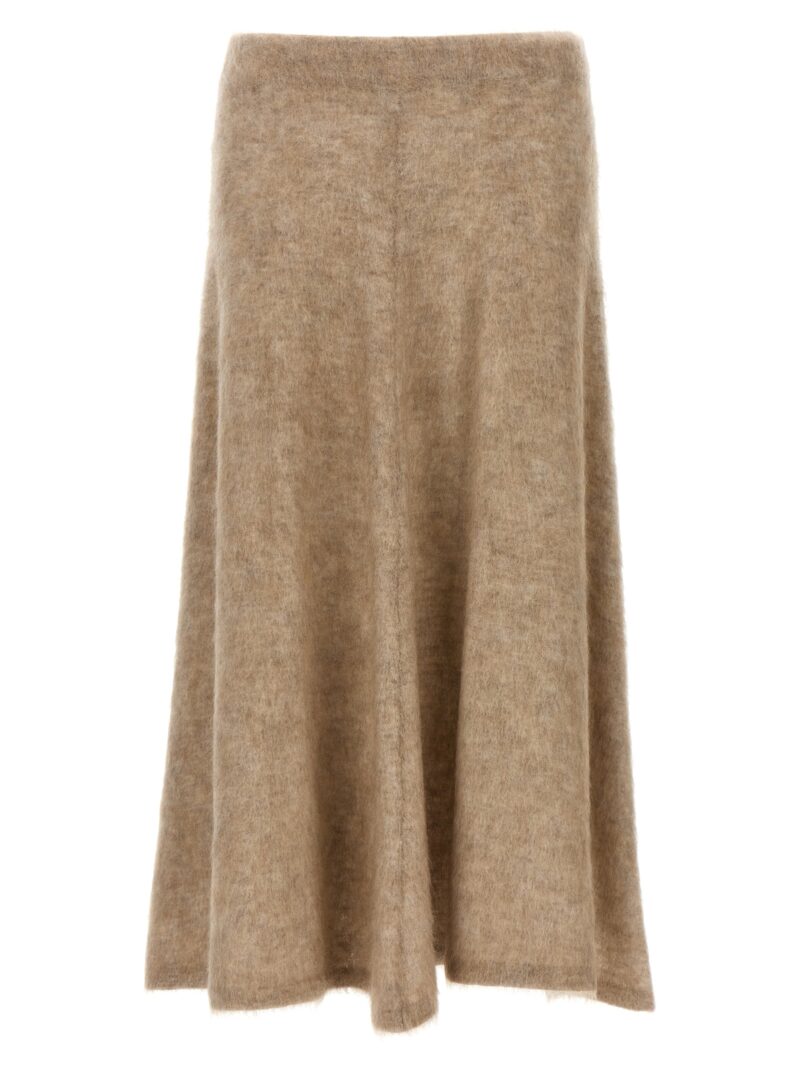 Mohair skirt BRUNELLO CUCINELLI Beige