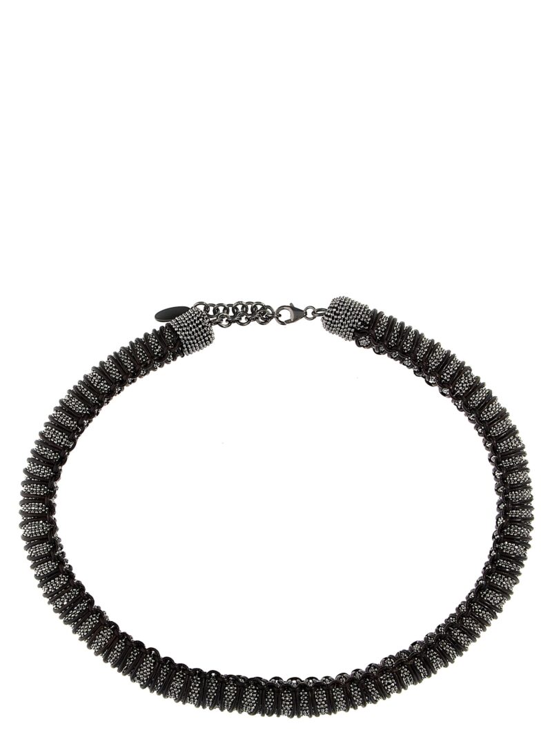 'Monile' choker necklace BRUNELLO CUCINELLI Brown