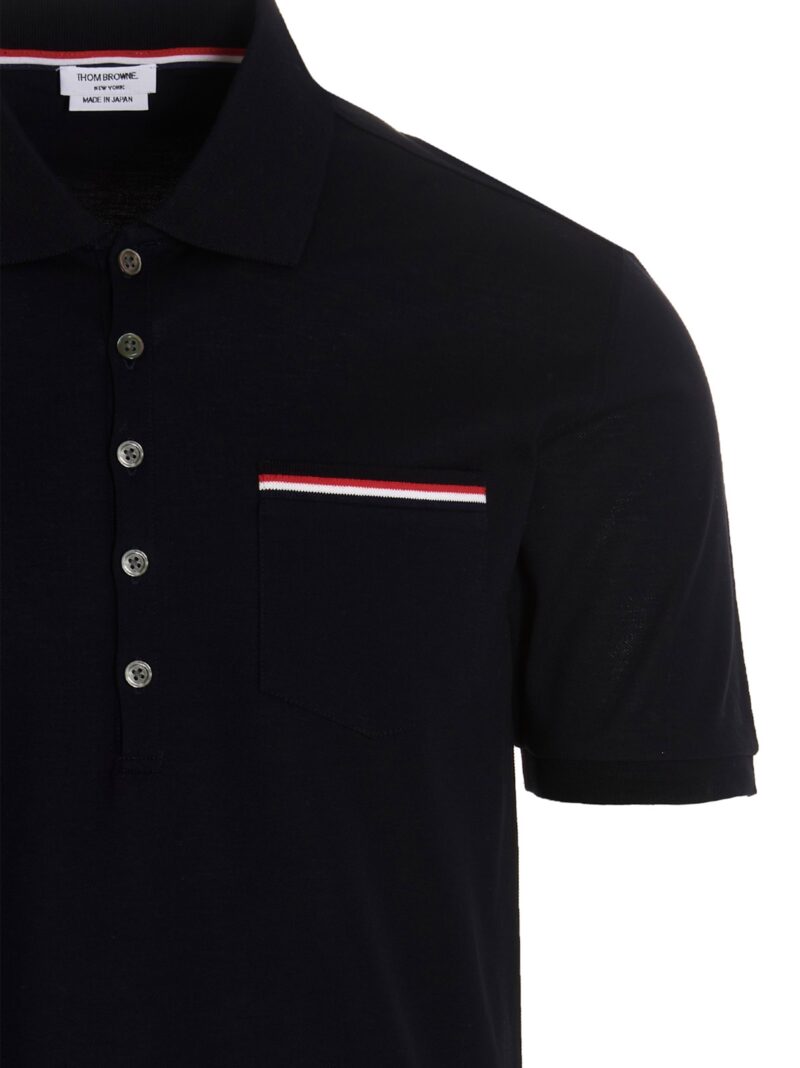 rwb polo shirt Man THOM BROWNE Blue