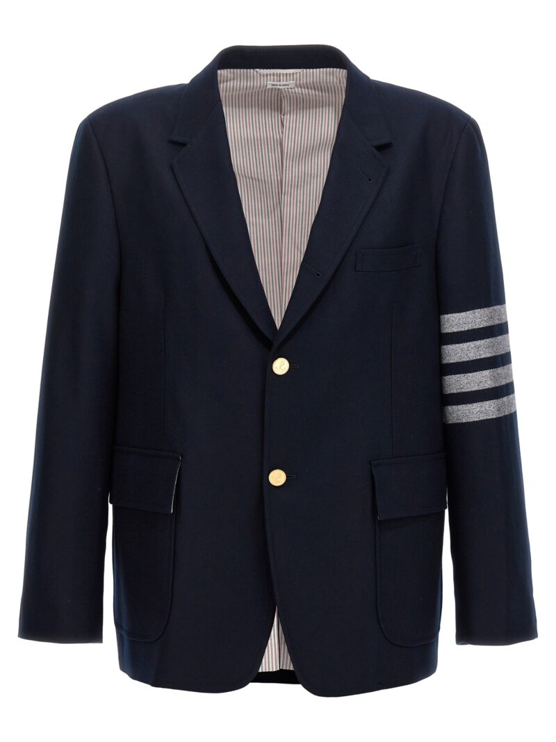 '4 Bar' blazer THOM BROWNE Blue