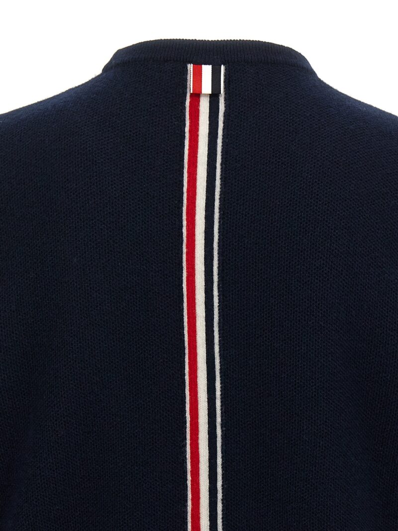 'RWB' sweater 100% virgin wool THOM BROWNE Blue