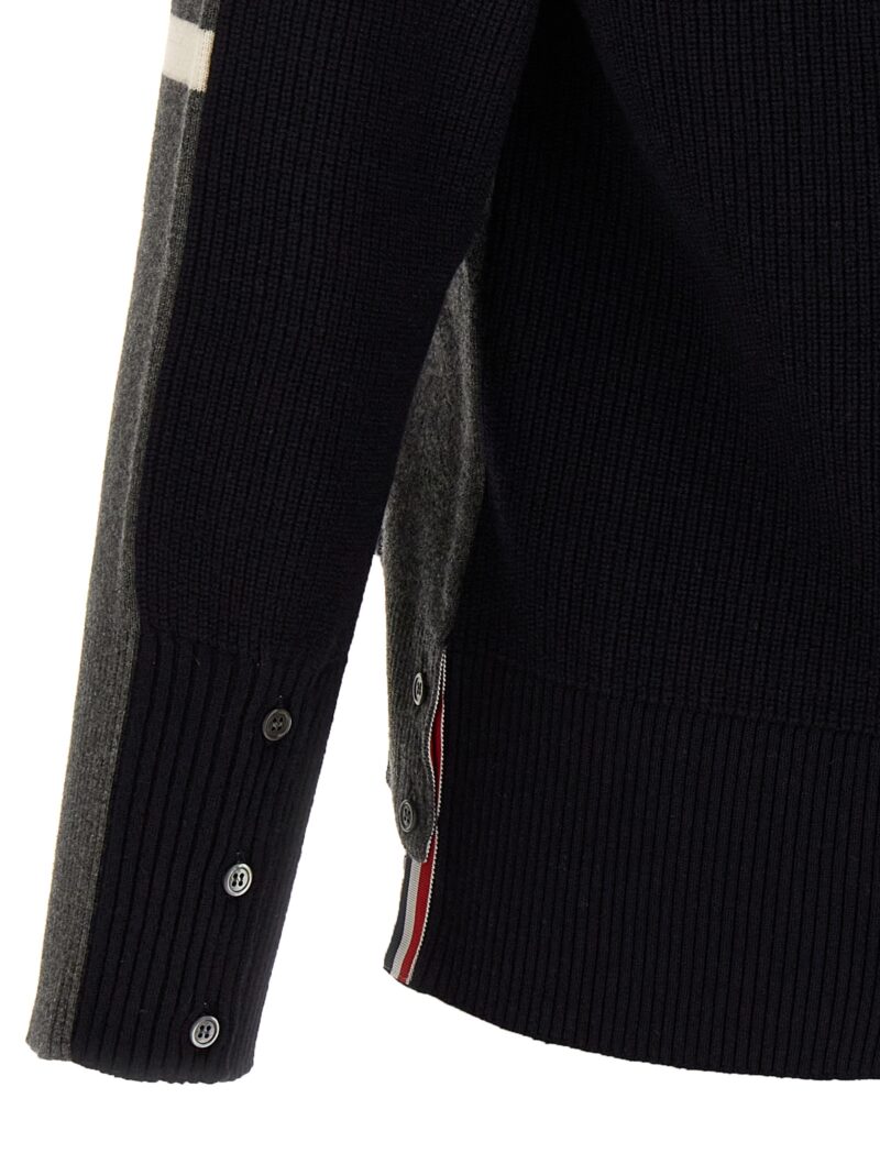 '4 Bar' cardigan Man THOM BROWNE Multicolor