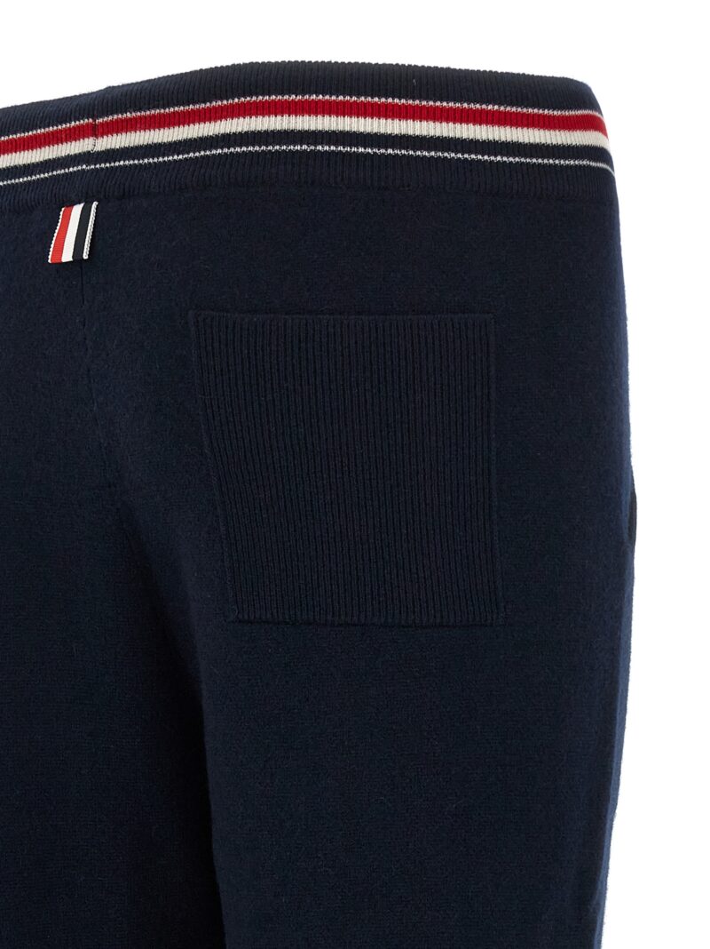 'RWB' joggers 100% cashmere THOM BROWNE Blue