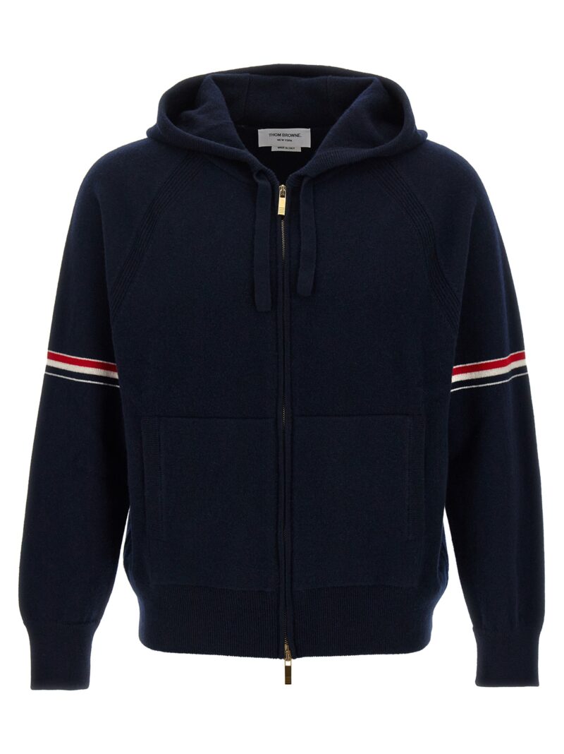 'RWB' hoodie THOM BROWNE Blue