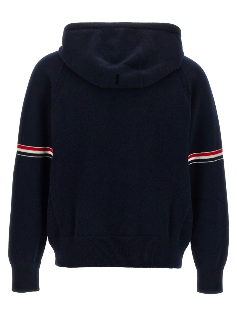 'RWB' hoodie MKT013AY2001415 THOM BROWNE Blue