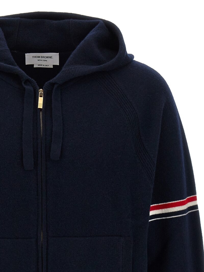 'RWB' hoodie Man THOM BROWNE Blue