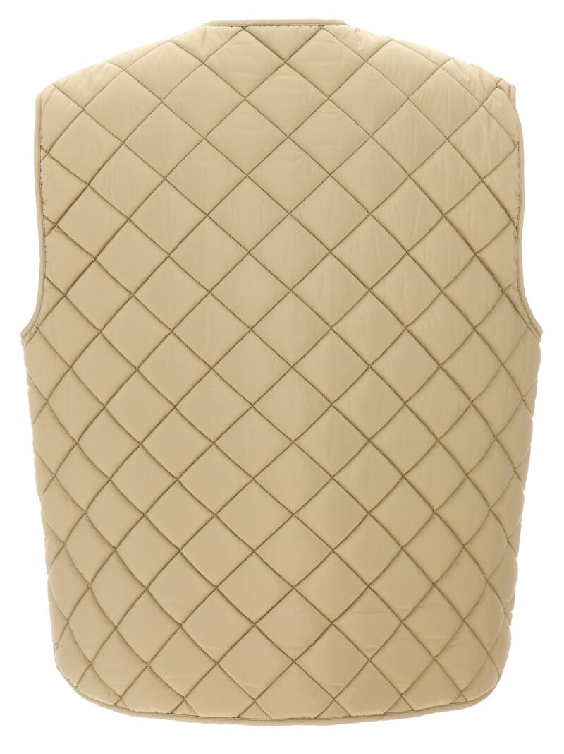 Logo quilted vest ML1126SOOO15PUF0036 MIU MIU Beige