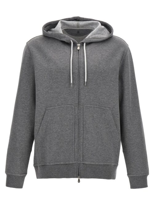 Hoodie BRUNELLO CUCINELLI Gray