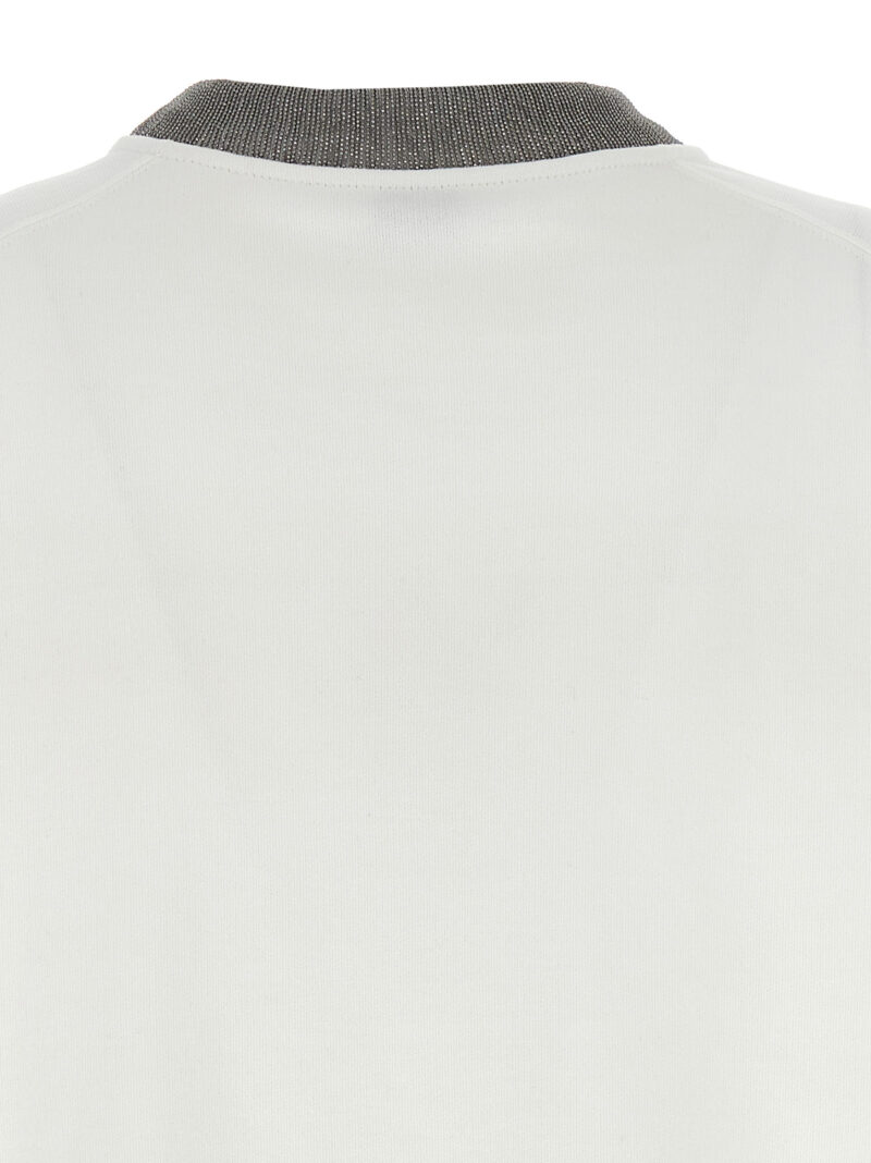 'Monile' sweatshirt 100% cotton BRUNELLO CUCINELLI White